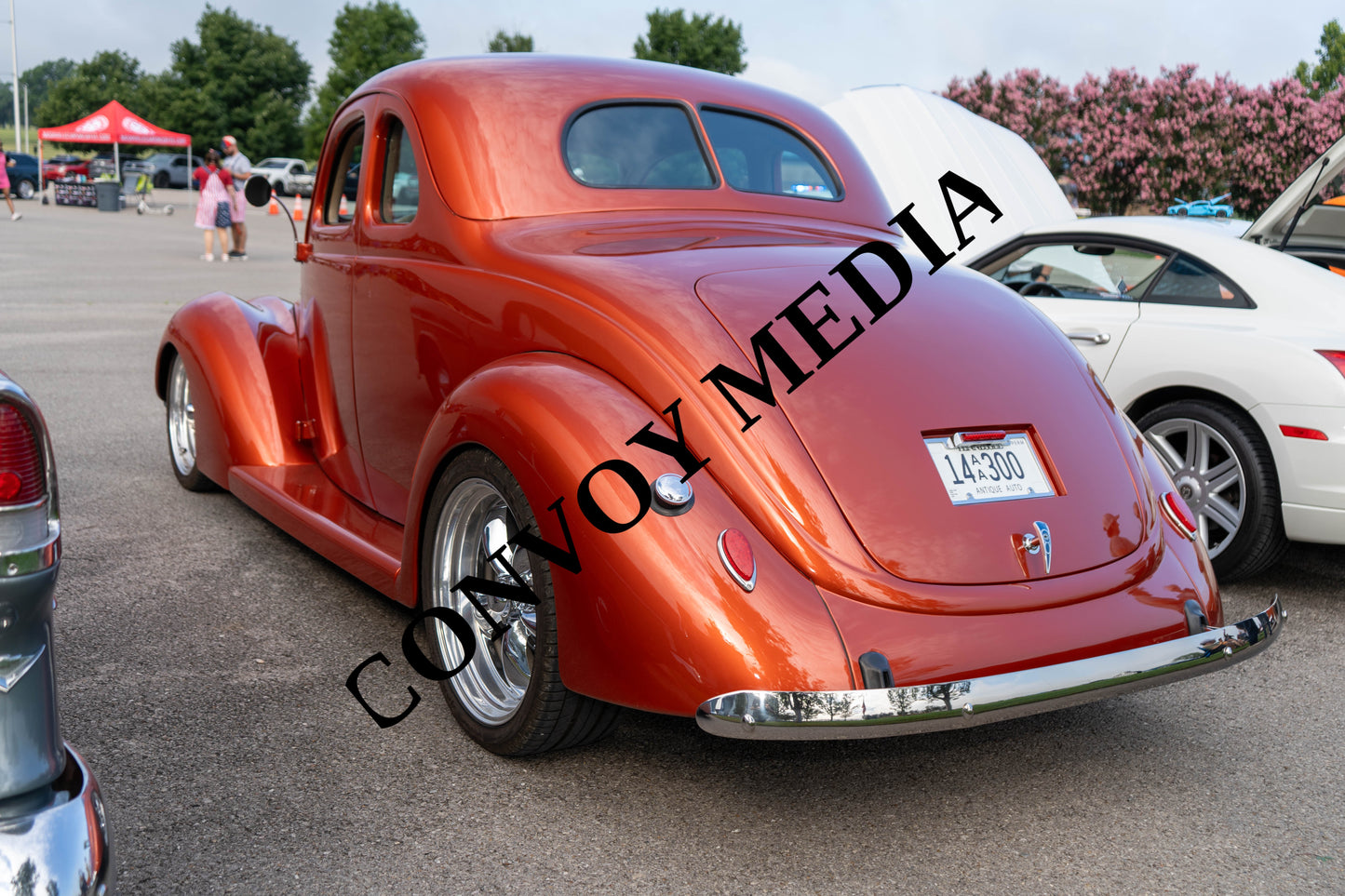 1937 Ford Coupe Nashville Cars and Coffee July 2026 Custom Design Piece #273