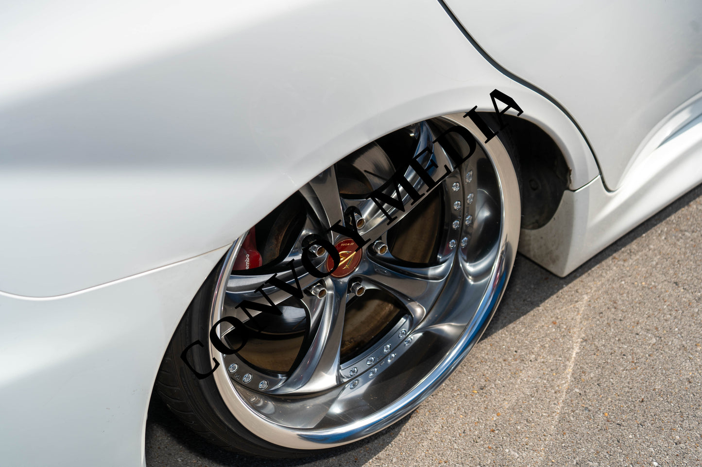 Mitsubishi Lancer Evolution X Nashville Cars and Coffee July 2026 Custom Design Piece #443