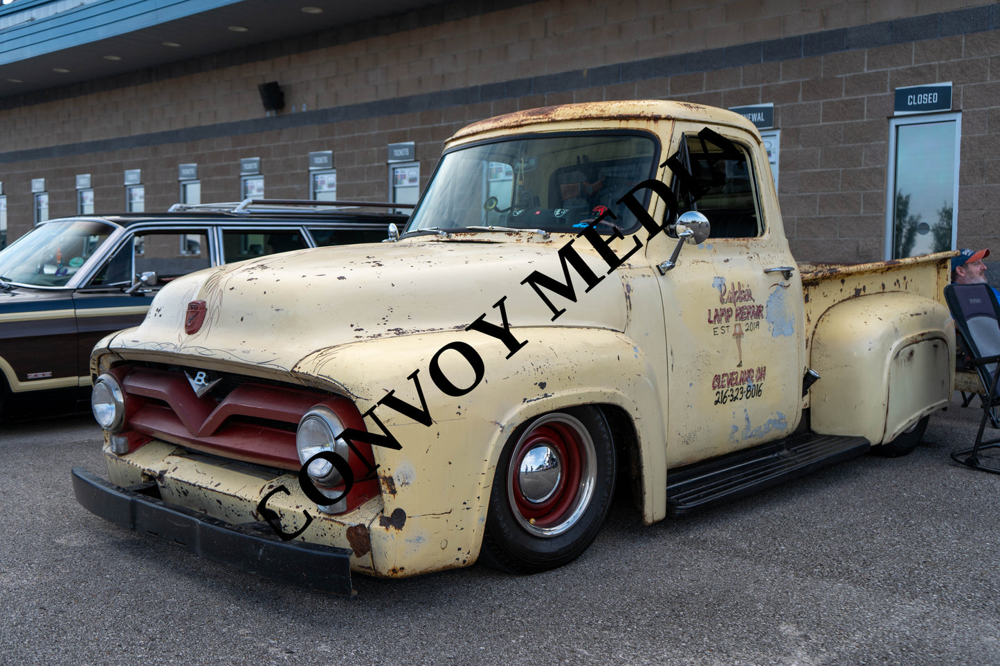 1955 Ford F-100 Nashville Cars and Coffee July 2026 Custom Design Piece #121