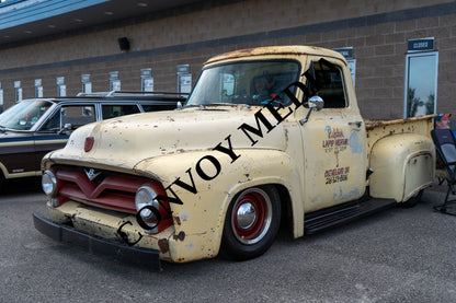 1955 Ford F-100 Nashville Cars and Coffee July 2026 Custom Design Piece #121