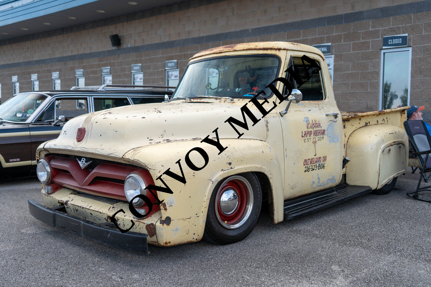 1955 Ford F-100 Nashville Cars and Coffee July 2026 Custom Design Piece #121