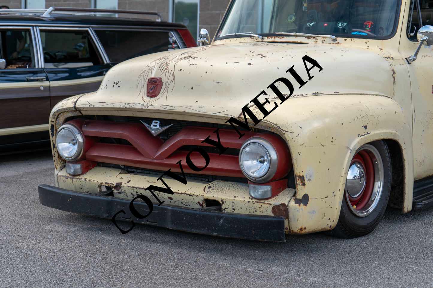 1955 Ford F-100 Nashville Cars and Coffee July 2026 Custom Design Piece #121