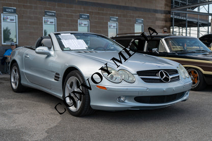 Mercedes-Benz SL500 Nashville Cars and Coffee July 2026 Custom Design Piece #136