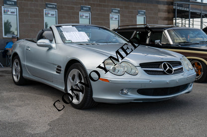 Mercedes-Benz SL500 Nashville Cars and Coffee July 2026 Custom Design Piece #136