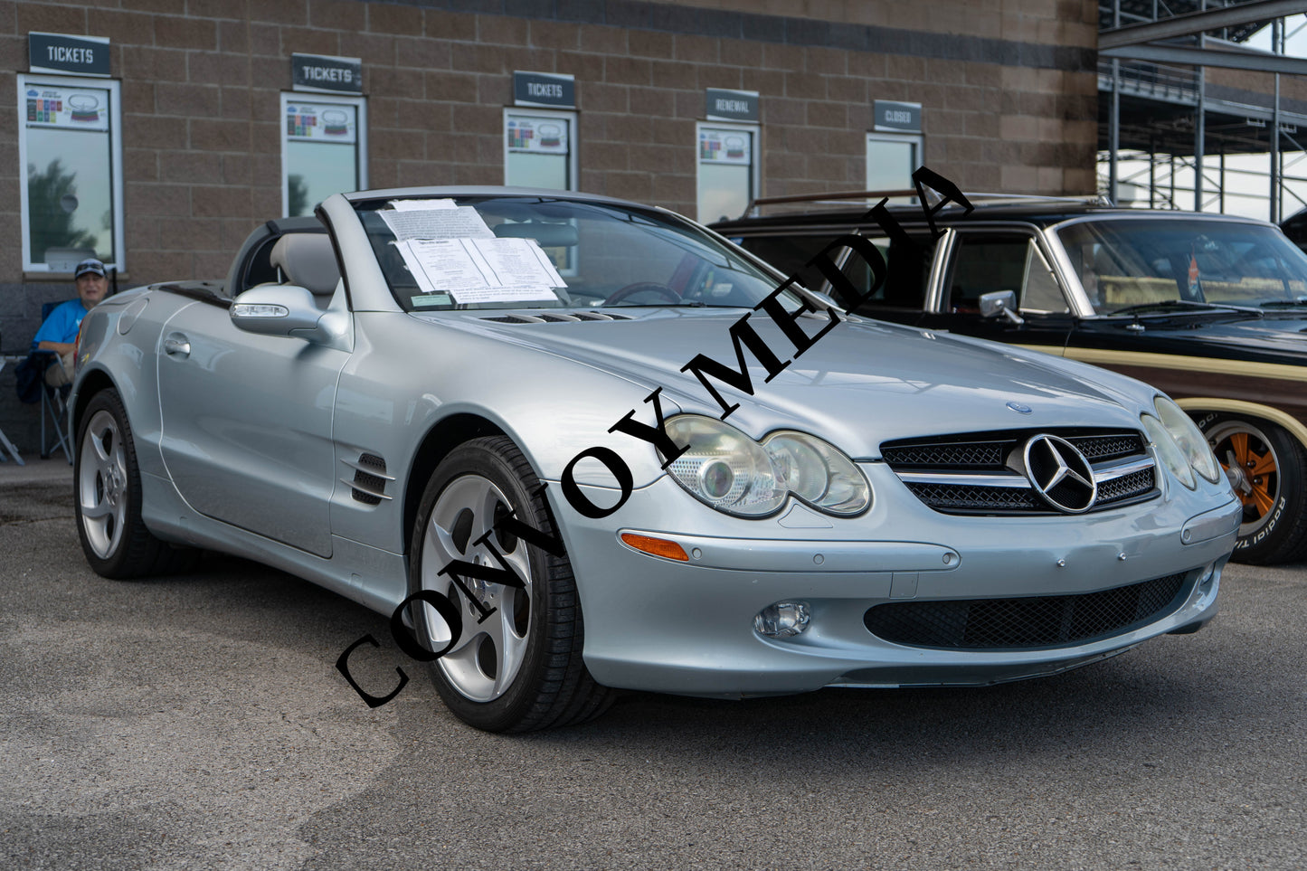Mercedes-Benz SL500 Nashville Cars and Coffee July 2026 Custom Design Piece #136