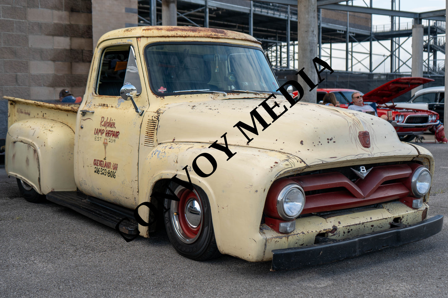 1955 Ford F-100 Nashville Cars and Coffee July 2026 Custom Design Piece #121