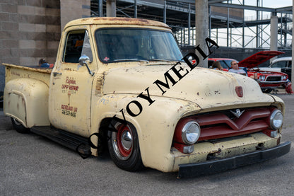 1955 Ford F-100 Nashville Cars and Coffee July 2026 Custom Design Piece #121