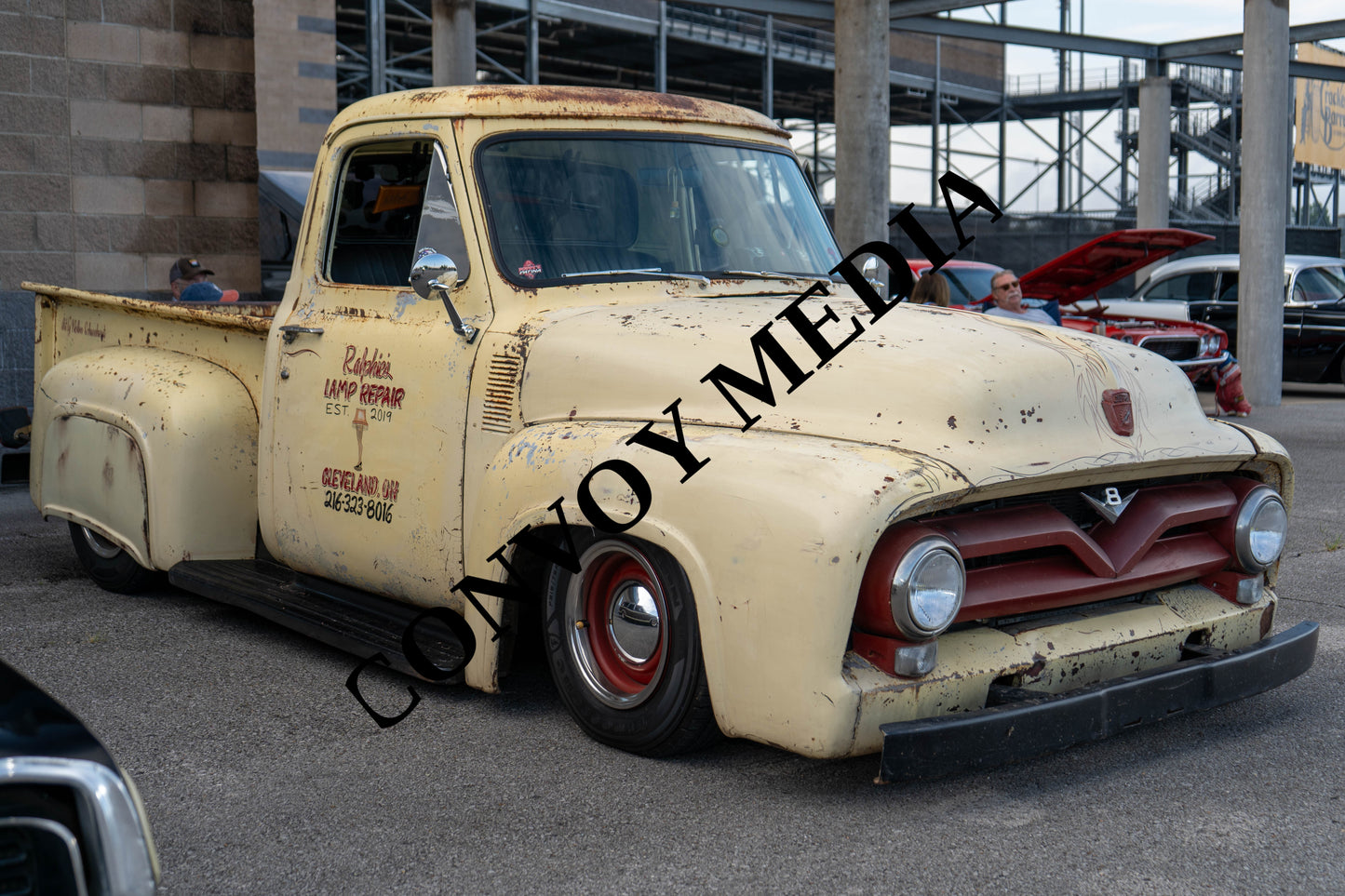 1955 Ford F-100 Nashville Cars and Coffee July 2026 Custom Design Piece #121
