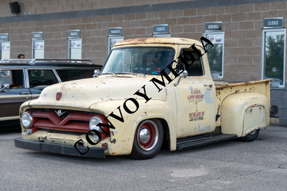 1955 Ford F-100 Nashville Cars and Coffee July 2026 Custom Design Piece #121