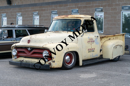 1955 Ford F-100 Nashville Cars and Coffee July 2026 Custom Design Piece #121