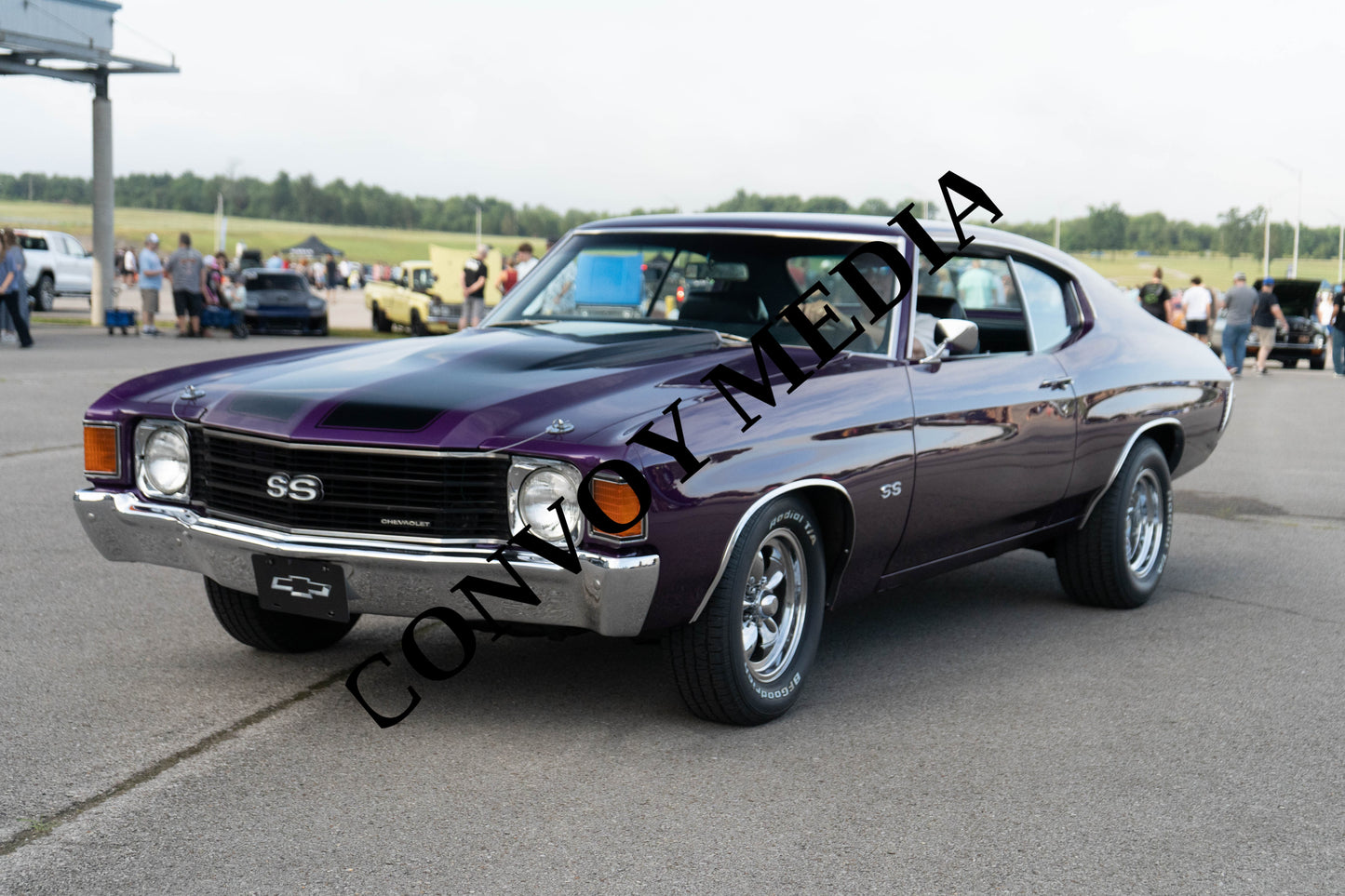 1972 Chevrolet Chevelle Nashville Cars and Coffee July 2026 Custom Design Piece #199