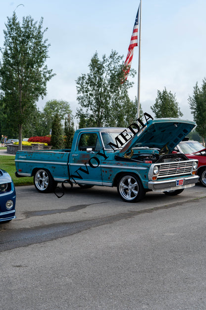 1968 Ford F-100 Nashville Cars and Coffee July 2026 Custom Design Piece #235