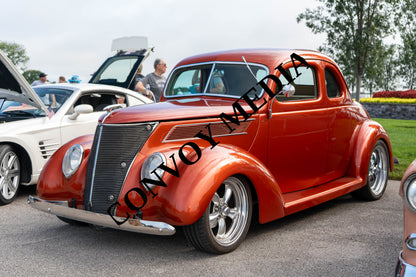1937 Ford Coupe Nashville Cars and Coffee July 2026 Custom Design Piece #273