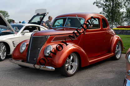 1937 Ford Coupe Nashville Cars and Coffee July 2026 Custom Design Piece #273