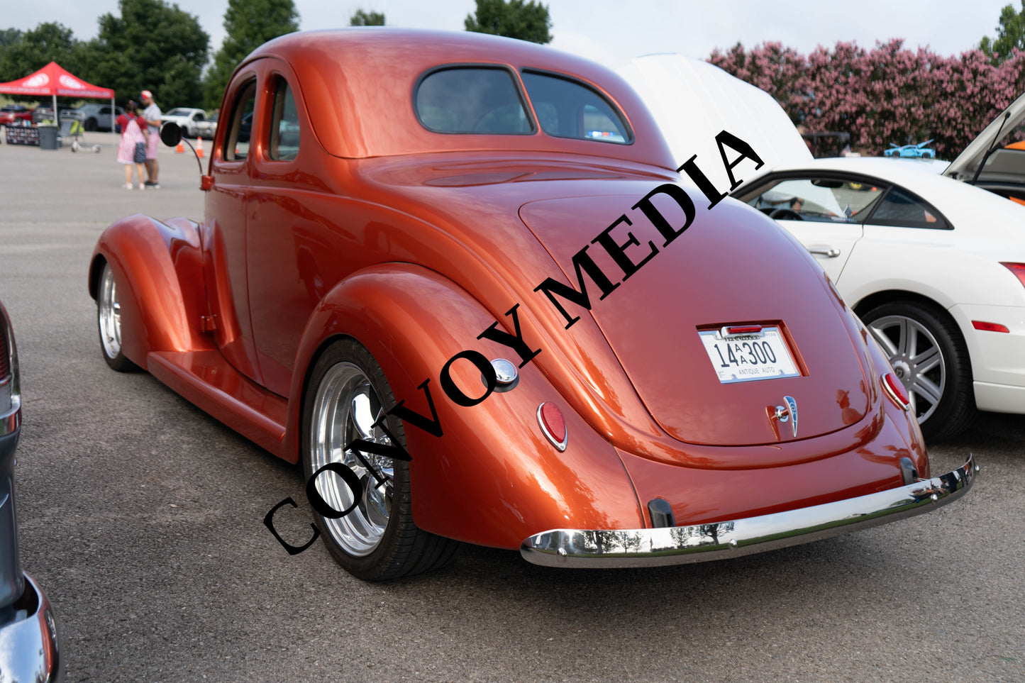 1937 Ford Coupe Nashville Cars and Coffee July 2026 Custom Design Piece #273