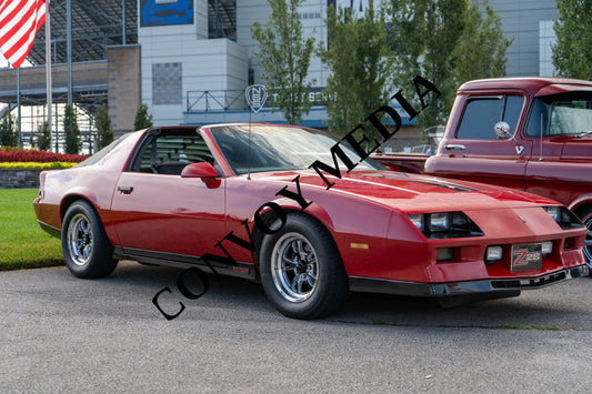 1985 Chevrolet Camaro Nashville Cars and Coffee July 2026 Custom Design Piece #318