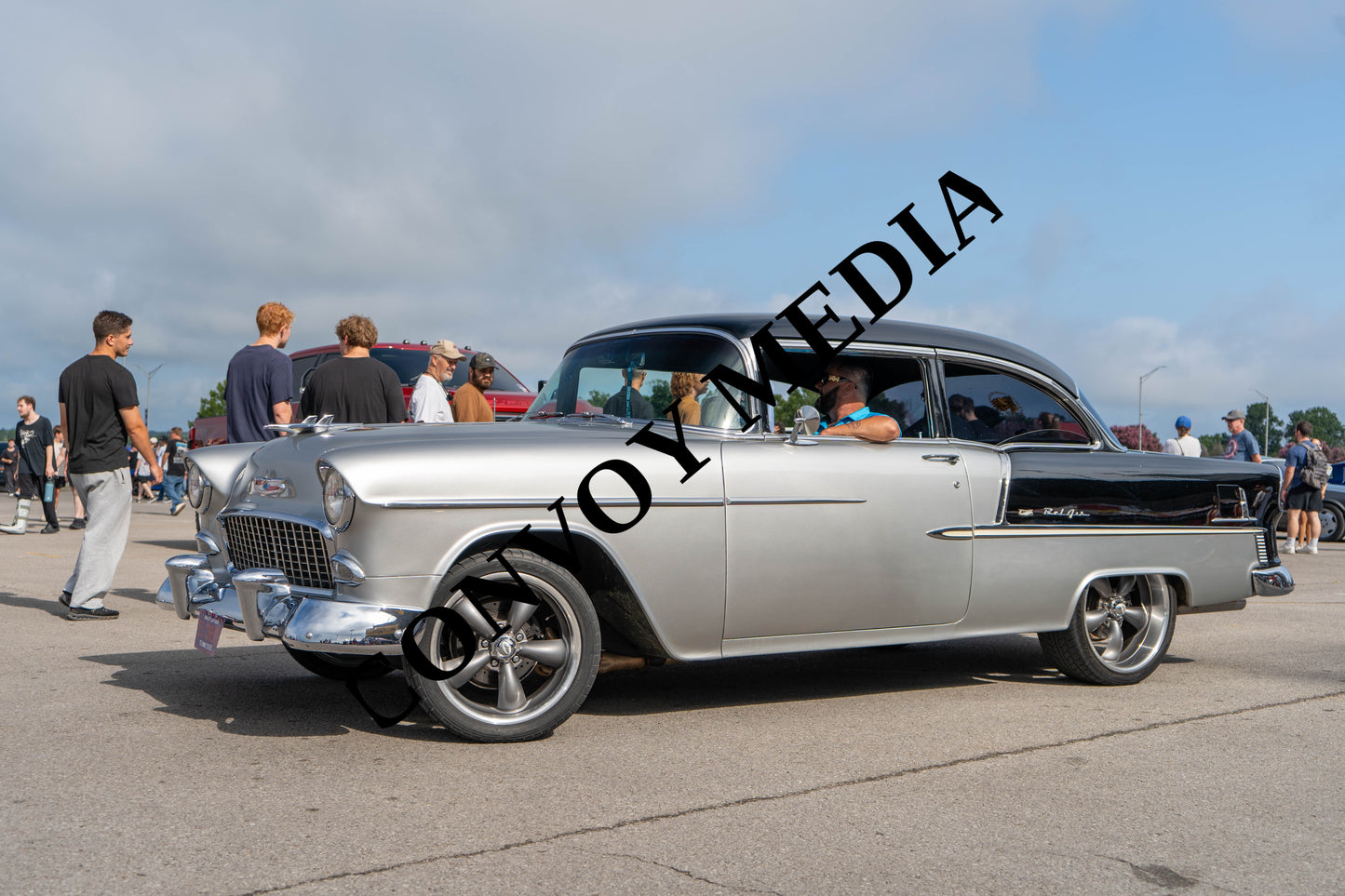 1955 Chevrolet Bel Air Nashville Cars and Coffee July 2026 Custom Design Piece #413