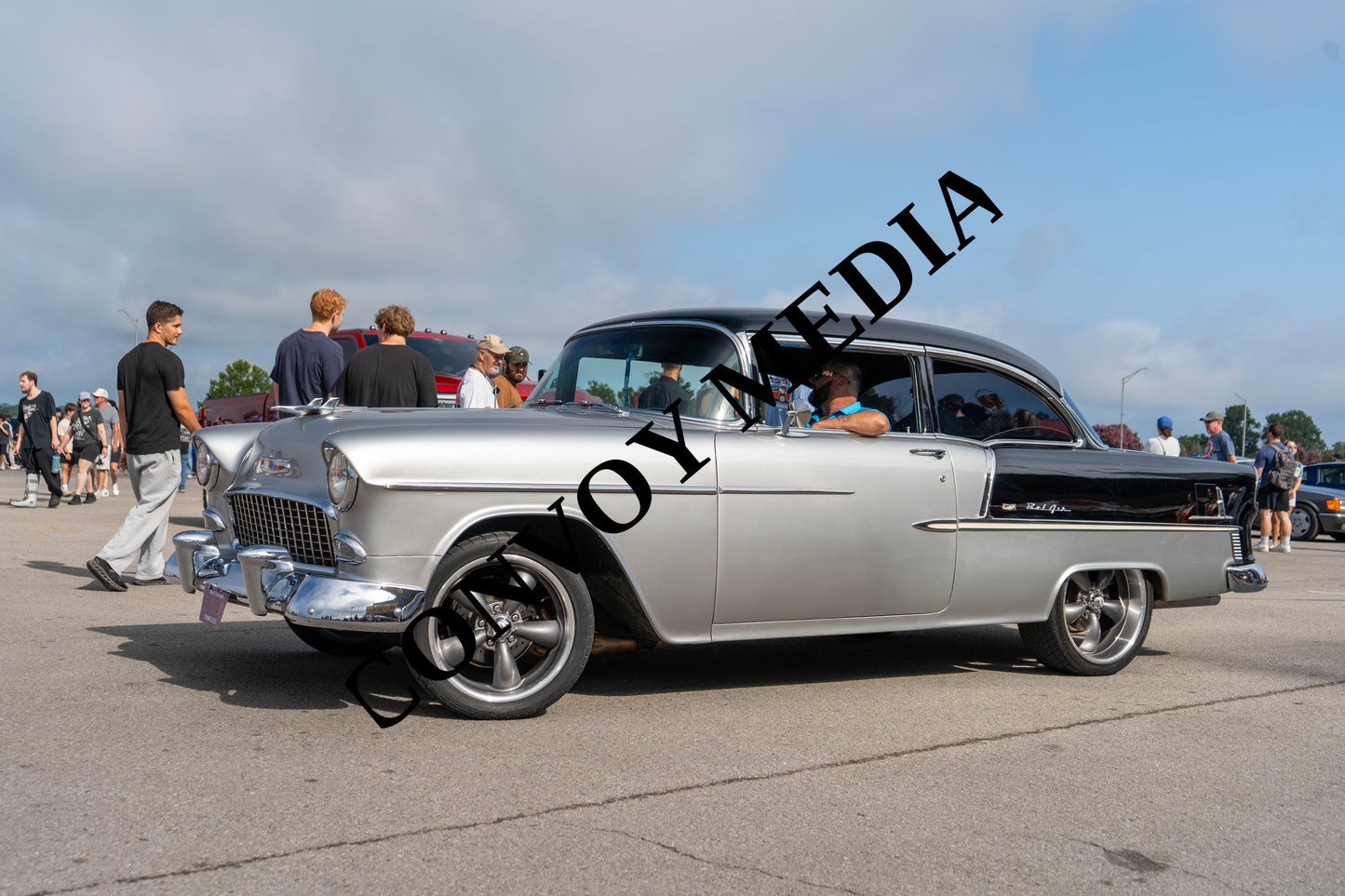 1955 Chevrolet Bel Air Nashville Cars and Coffee July 2026 Custom Design Piece #413