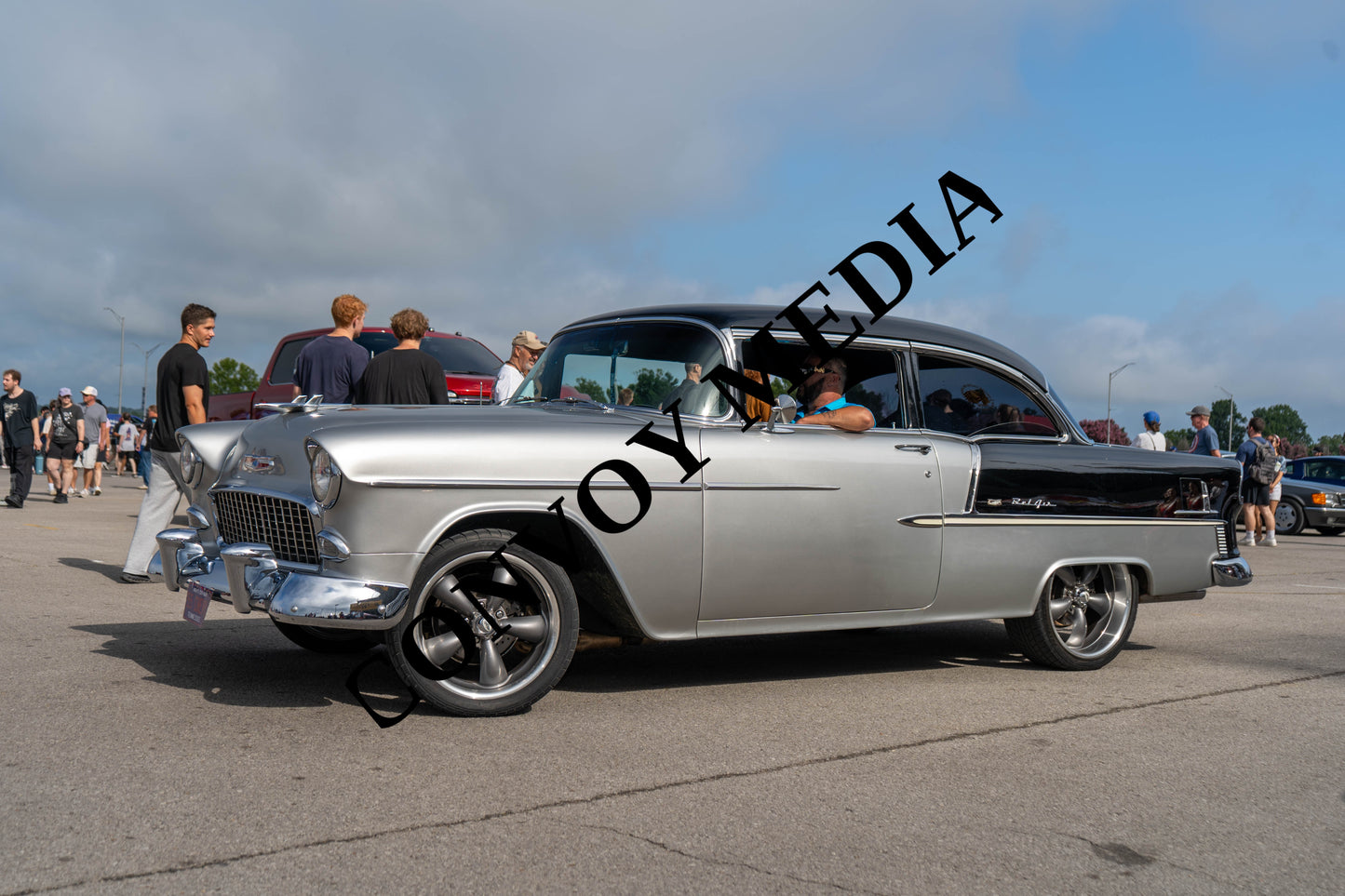 1955 Chevrolet Bel Air Nashville Cars and Coffee July 2026 Custom Design Piece #413