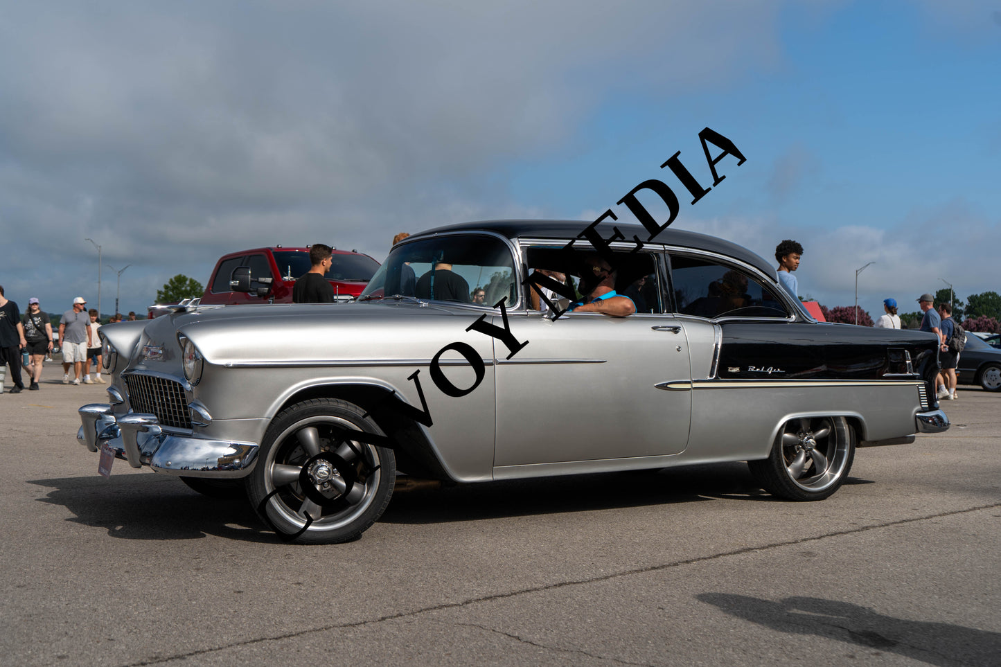 1955 Chevrolet Bel Air Nashville Cars and Coffee July 2026 Custom Design Piece #413