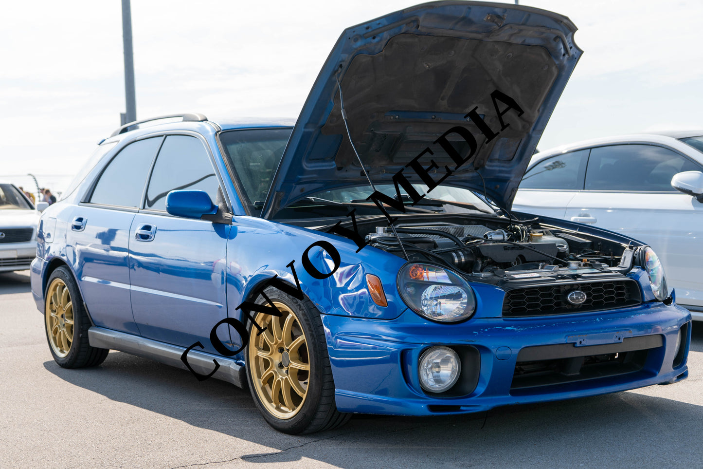 2002 Subaru Impreza WRX Nashville Cars and Coffee July 2026 Custom Design Piece #505