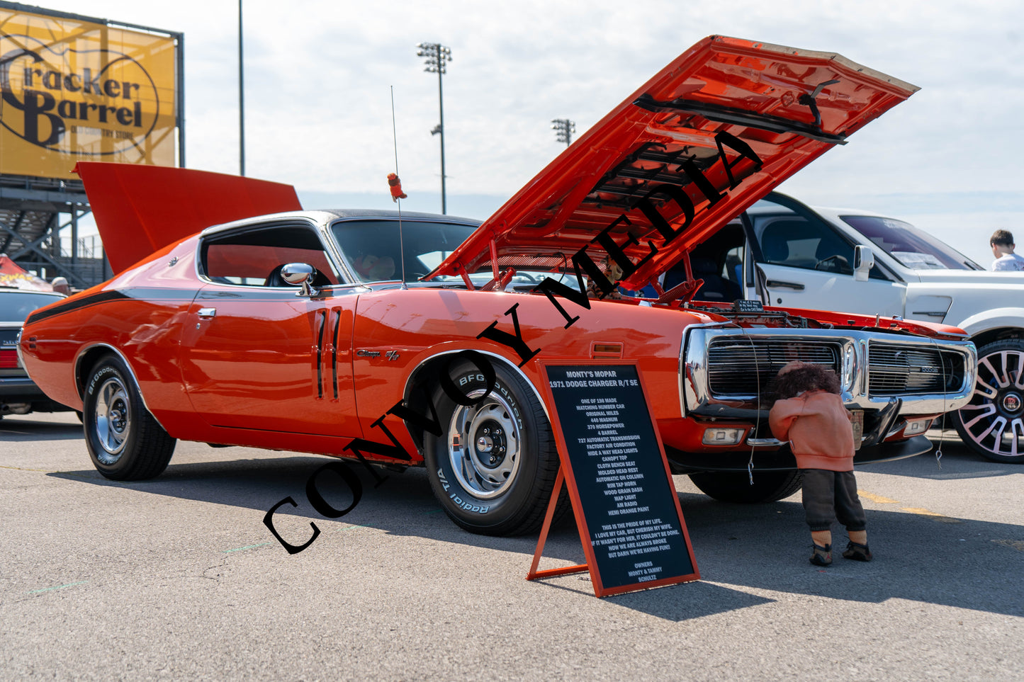 1971 Dodge Charger Nashville Cars and Coffee July 2026 Custom Design Piece #587