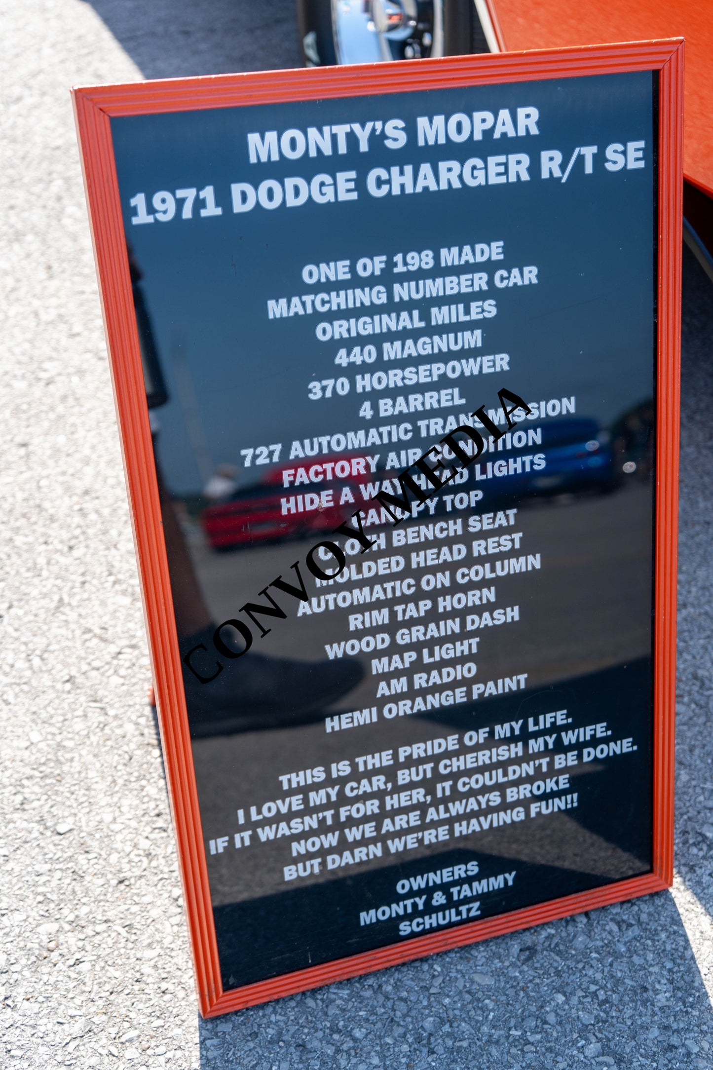 1971 Dodge Charger Nashville Cars and Coffee July 2026 Custom Design Piece #587