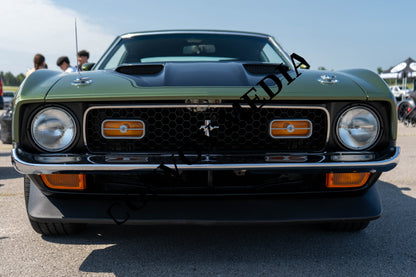 1972 Ford Mustang Nashville Cars and Coffee July 2026 Custom Design Piece #625