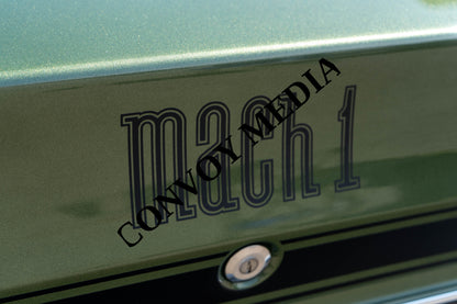 1972 Ford Mustang Nashville Cars and Coffee July 2026 Custom Design Piece #625