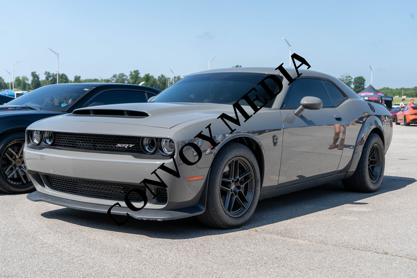 2018 Dodge Challenger Nashville Cars and Coffee July 2026 Custom Design Piece #682