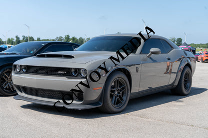 2018 Dodge Challenger Nashville Cars and Coffee July 2026 Custom Design Piece #682