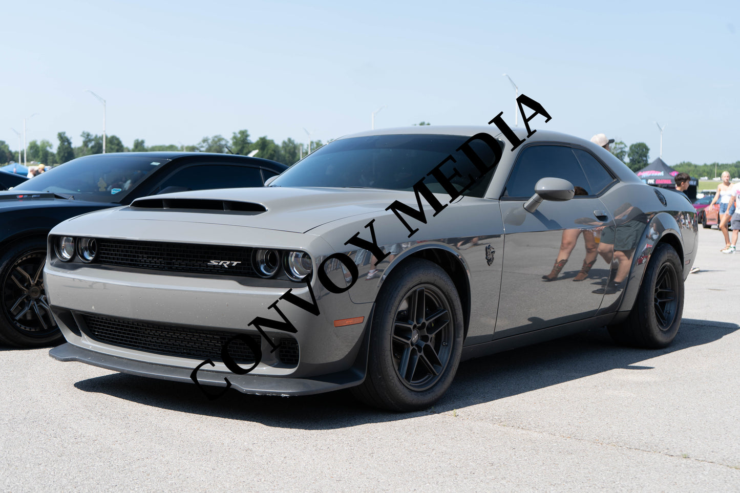 2018 Dodge Challenger Nashville Cars and Coffee July 2026 Custom Design Piece #682
