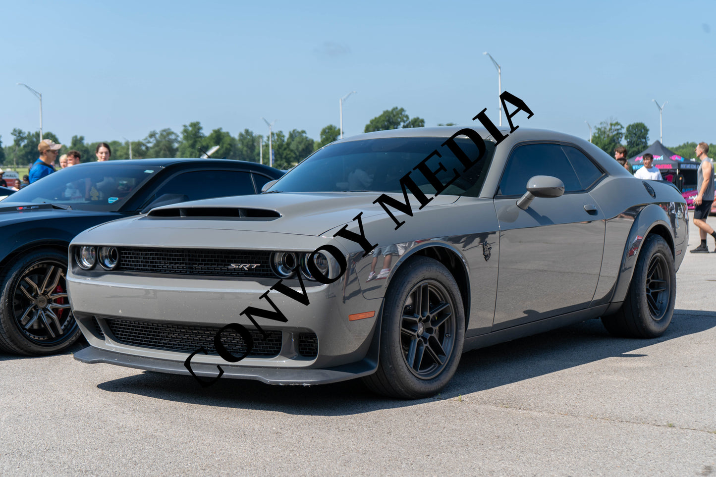 2018 Dodge Challenger Nashville Cars and Coffee July 2026 Custom Design Piece #682