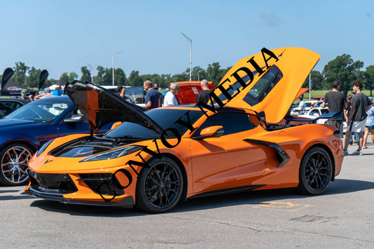 2022 Chevrolet Corvette Nashville Cars and Coffee July 2026 Custom Design Piece #687