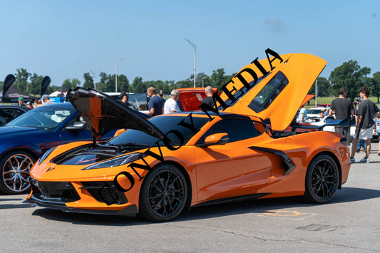 2022 Chevrolet Corvette Nashville Cars and Coffee July 2026 Custom Design Piece #687
