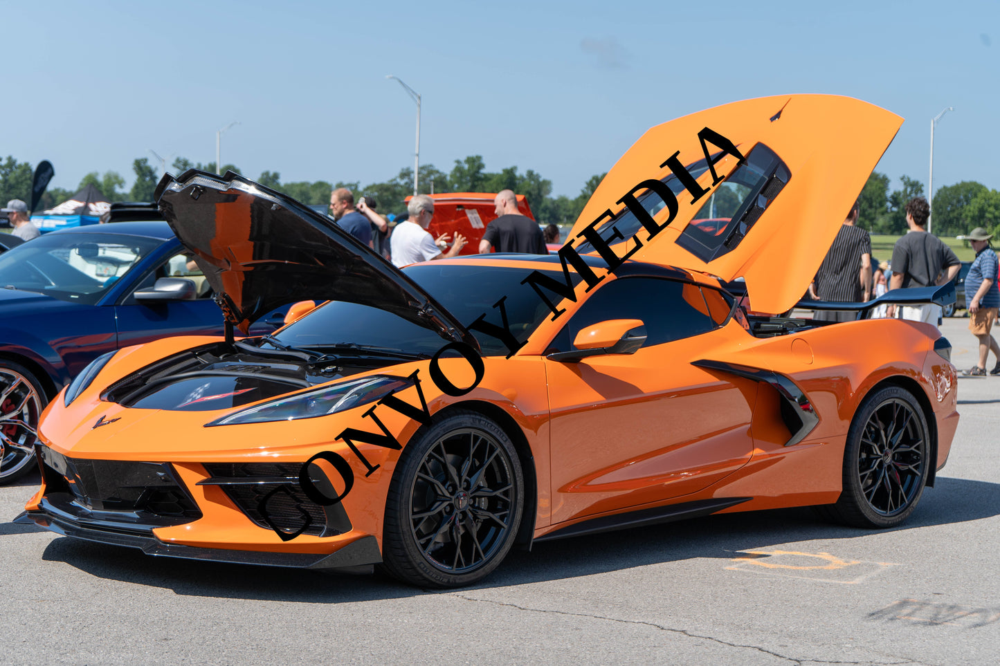 2022 Chevrolet Corvette Nashville Cars and Coffee July 2026 Custom Design Piece #687