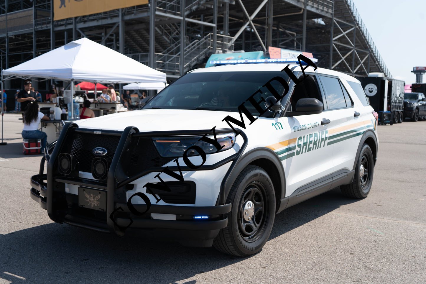2021 Ford Explorer Nashville Cars and Coffee July 2026 Custom Design Piece #709