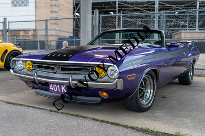 1971 Dodge Challenger Nashville Cars and Coffee July 2026 Custom Design Piece #83