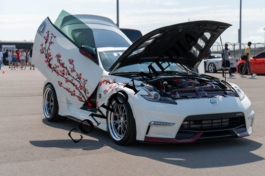 2016 Nissan 370Z Nashville Cars and Coffee July 2026 Custom Design Piece #779