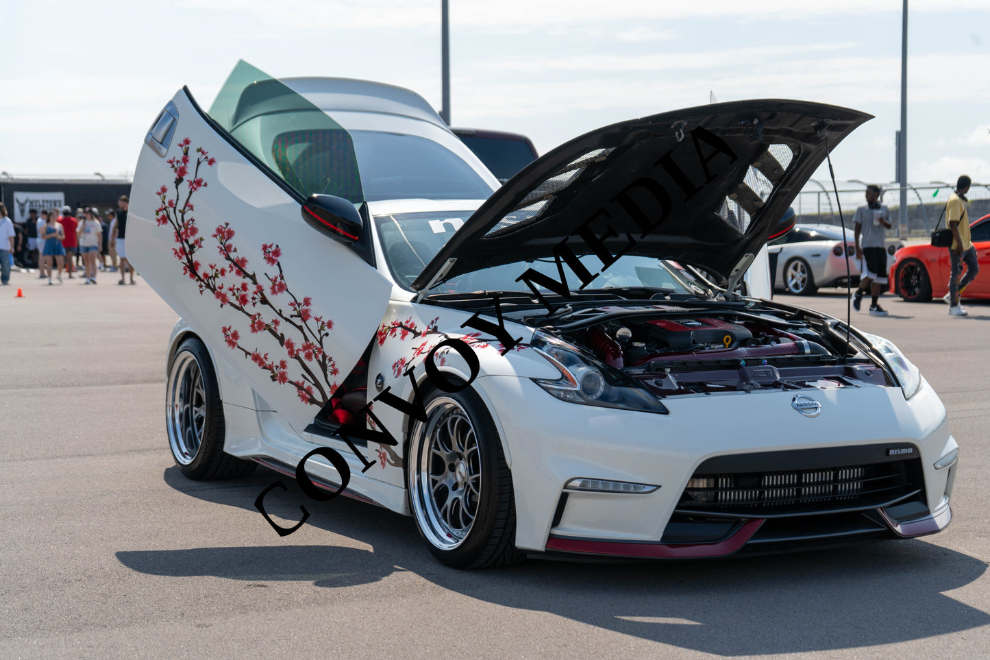 2016 Nissan 370Z Nashville Cars and Coffee July 2026 Custom Design Piece #779