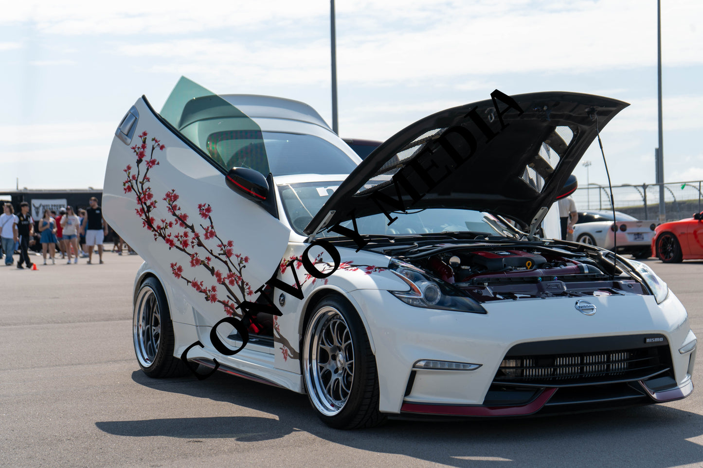 2016 Nissan 370Z Nashville Cars and Coffee July 2026 Custom Design Piece #779