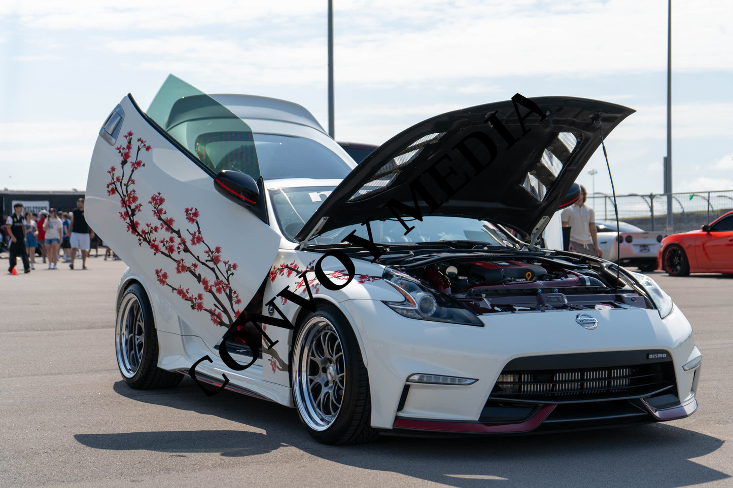 2016 Nissan 370Z Nashville Cars and Coffee July 2026 Custom Design Piece #779