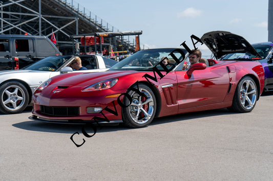 2012 Chevrolet Corvette Nashville Cars and Coffee July 2026 Custom Design Piece #808